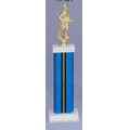 13" Holographic Trophy Columns w/ Top Figure (Blue/Gold)